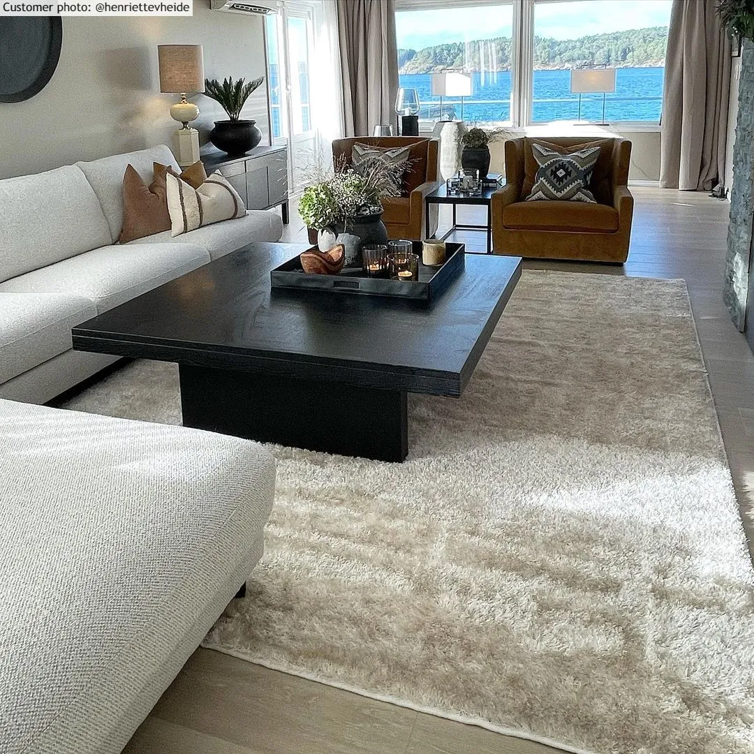 Hoogpolig vloerkleed - Cosy (beige)