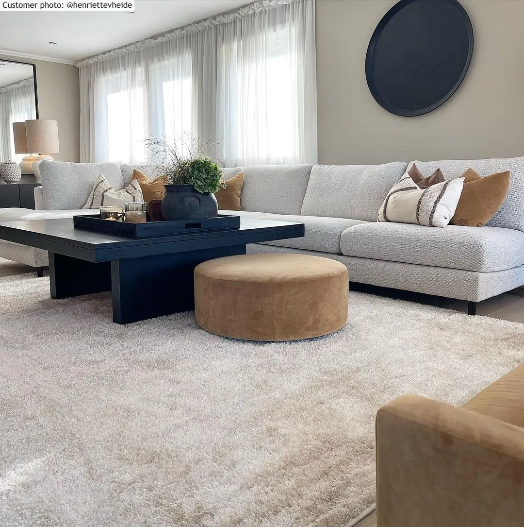 Hoogpolig vloerkleed - Cosy (beige)