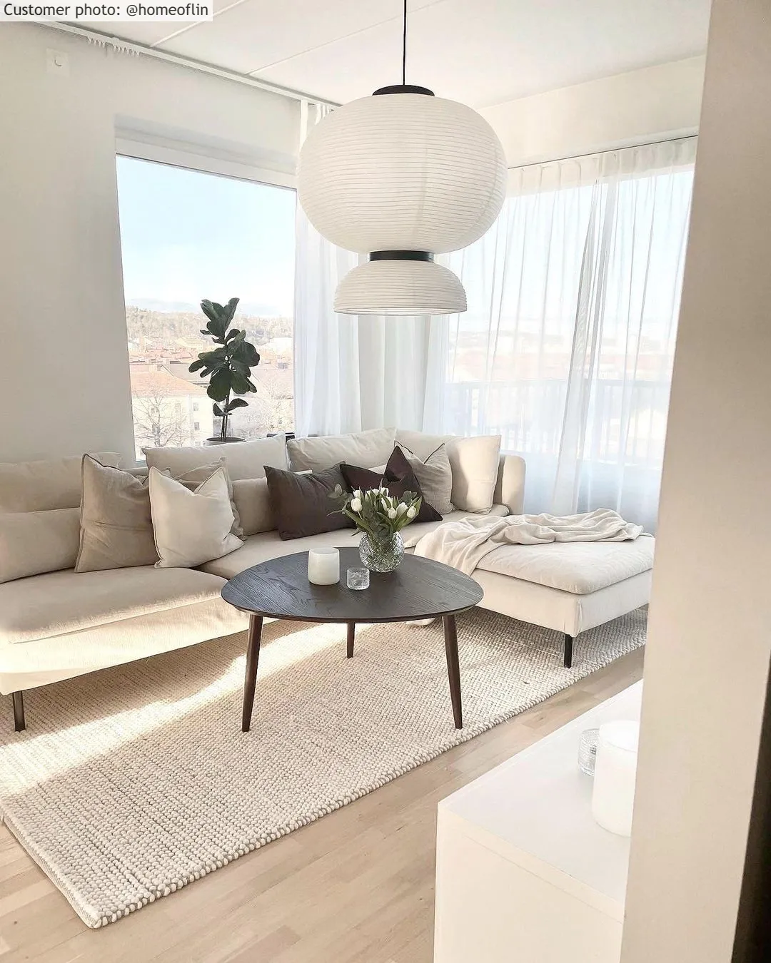 Wollen-vloerkleed - Avafors Wool Bubble (beige)