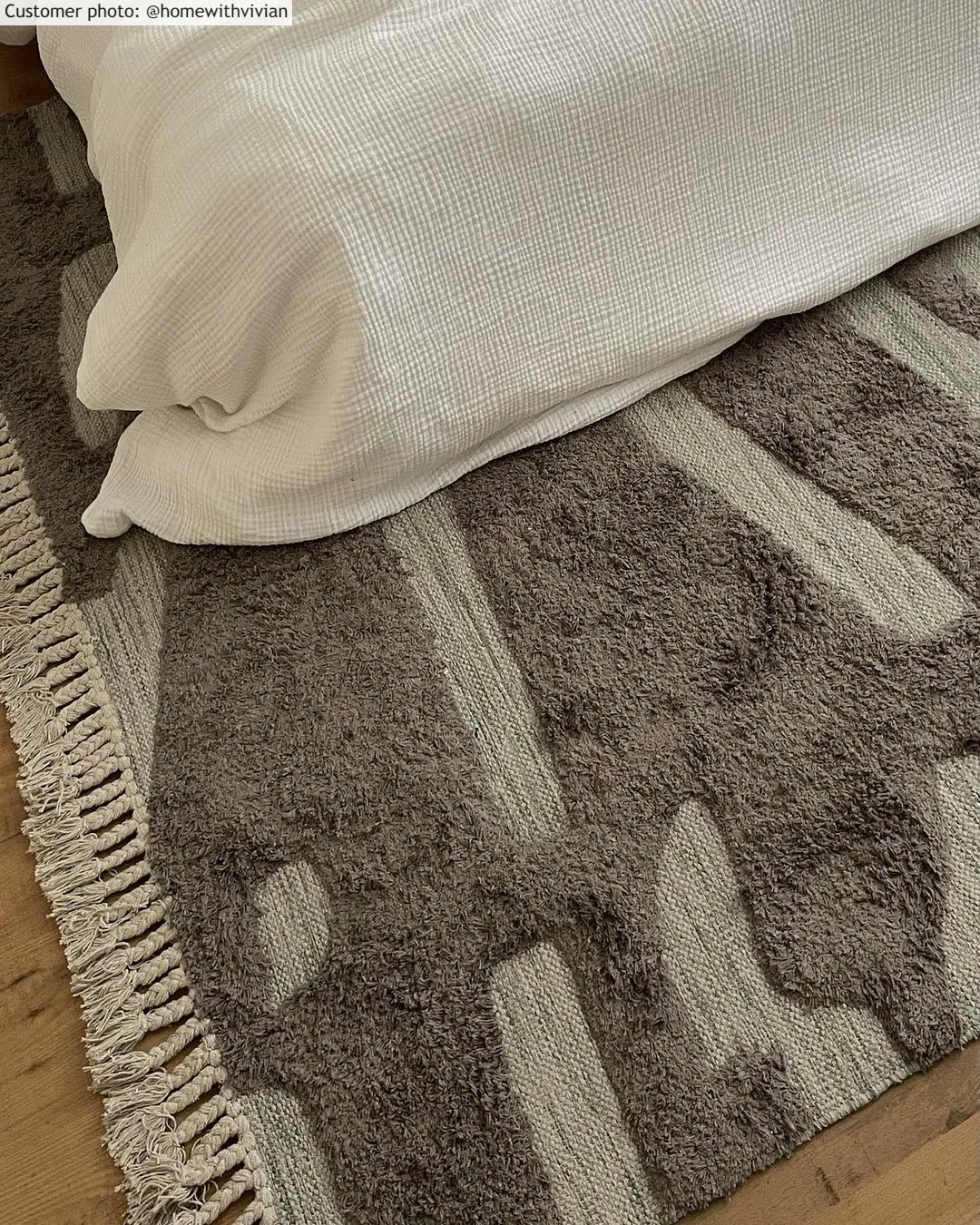 Vloerkleed Katoen - Split (grijs)