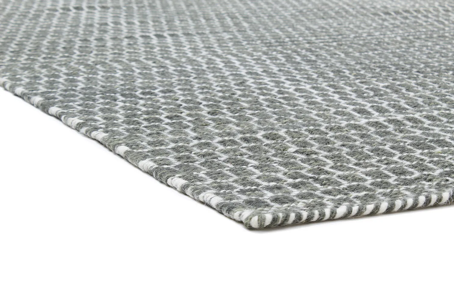 Wollen-vloerkleed - Honey (Donkergrijs)