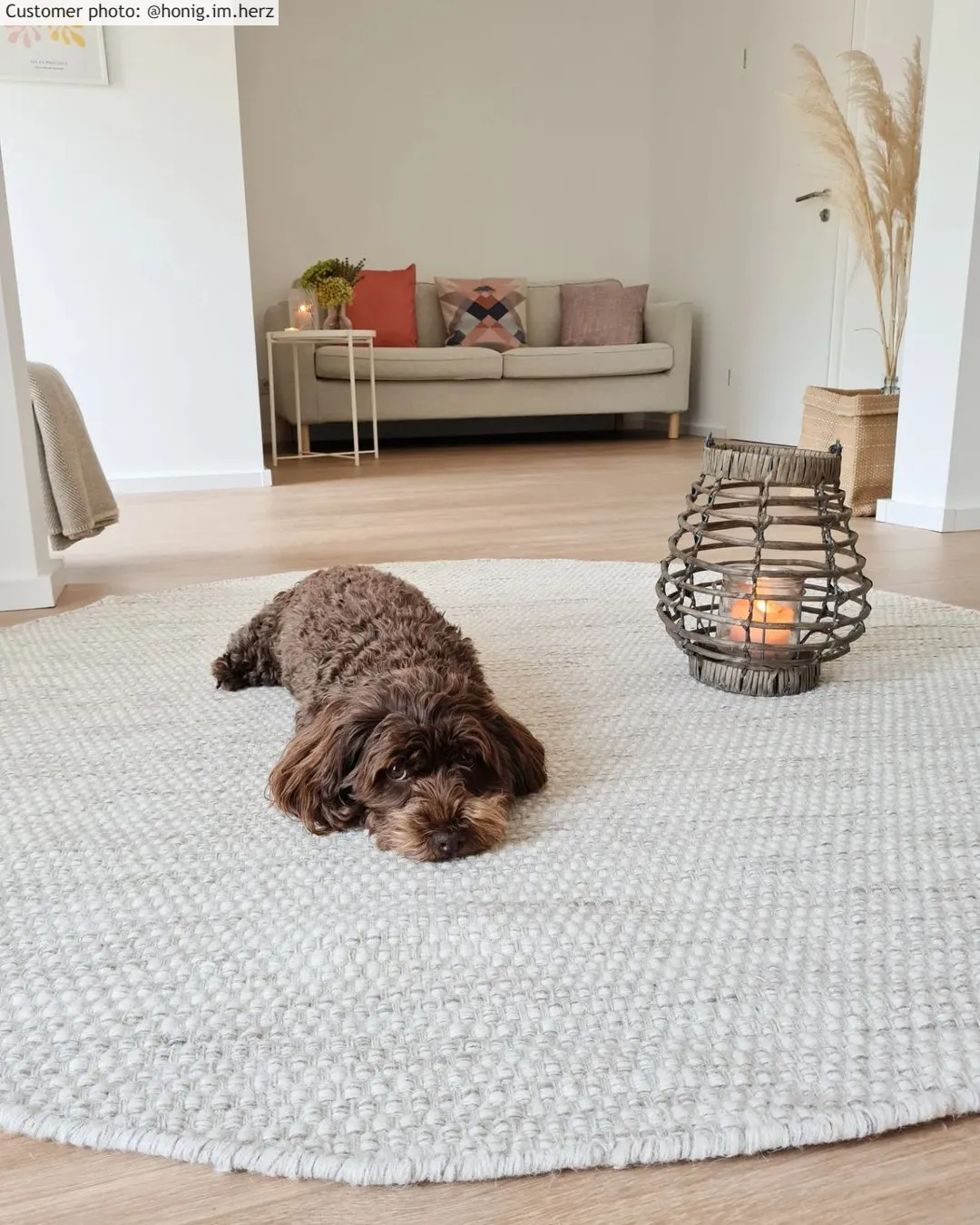 Ronde vloerkleden - Otago (natuur)