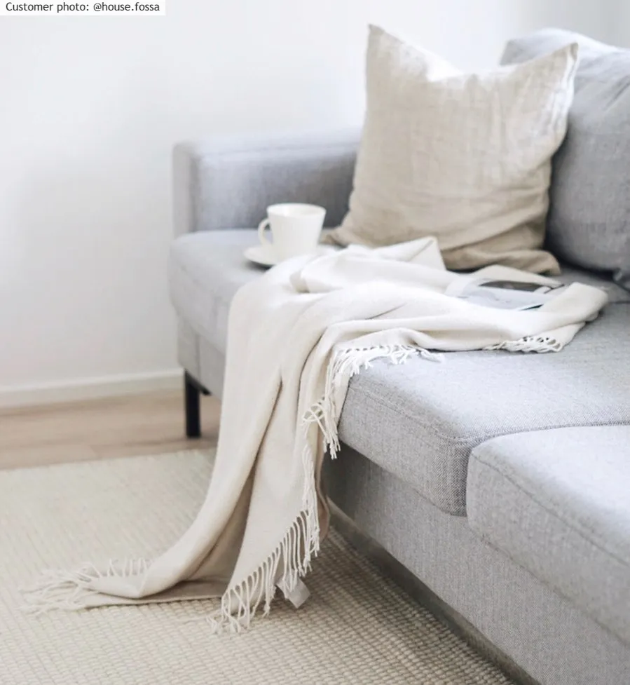 Wollen-vloerkleed - Coastal (wit)