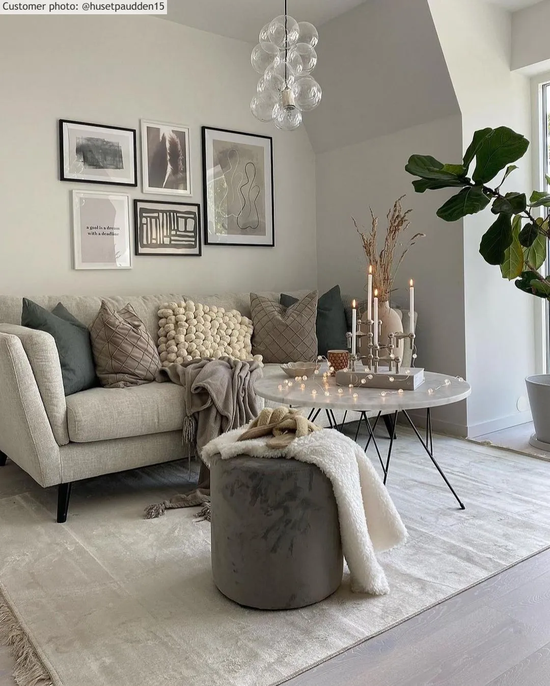 Wilton - Art Silk (lichtgrijs/beige)