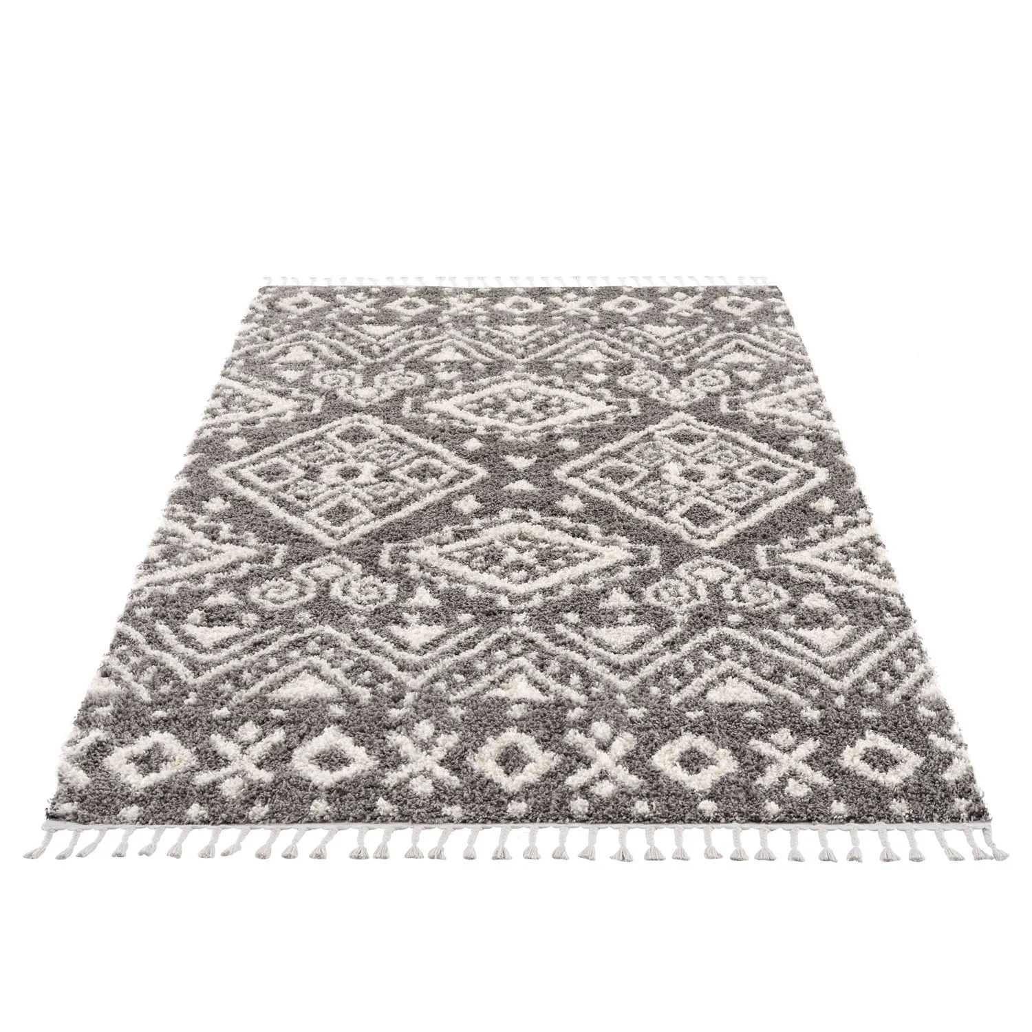 Hoogpolig vloerkleed - Imbabura (grijs)
