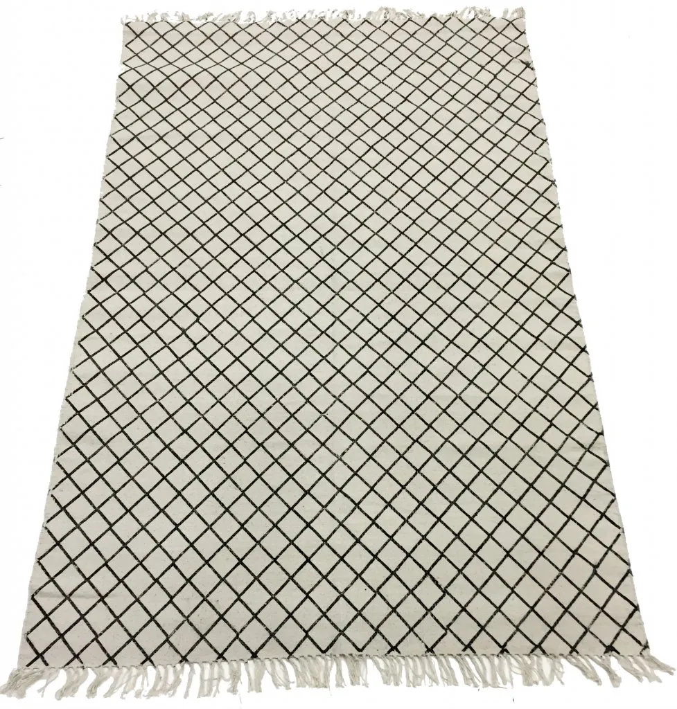 Voddenkleed - Agadir (zwart/wit)