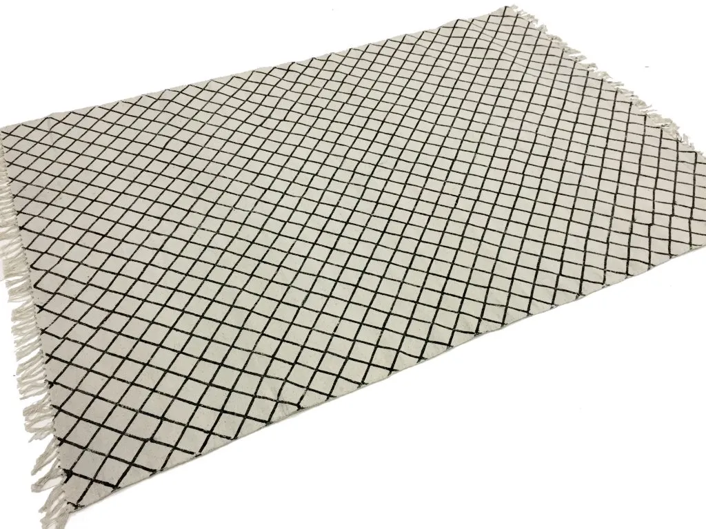 Voddenkleed - Agadir (zwart/wit)