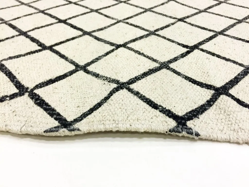 Voddenkleed - Agadir (zwart/wit)