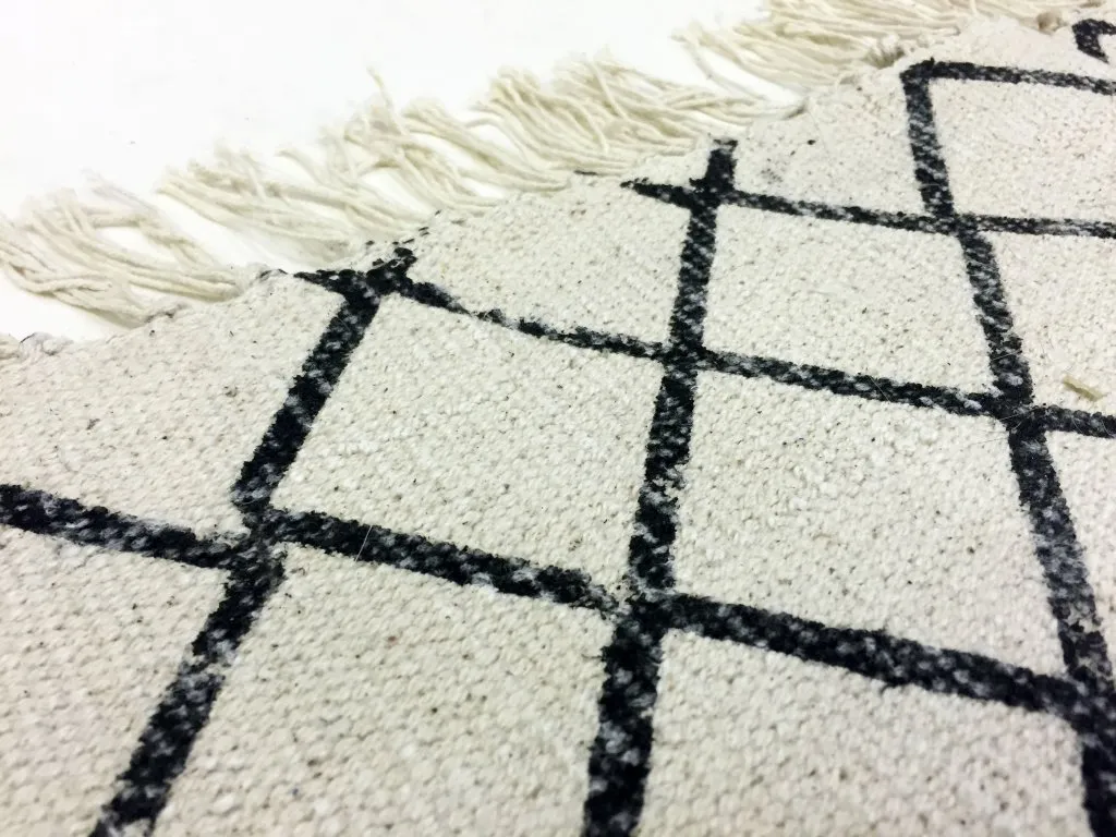 Voddenkleed - Agadir (zwart/wit)