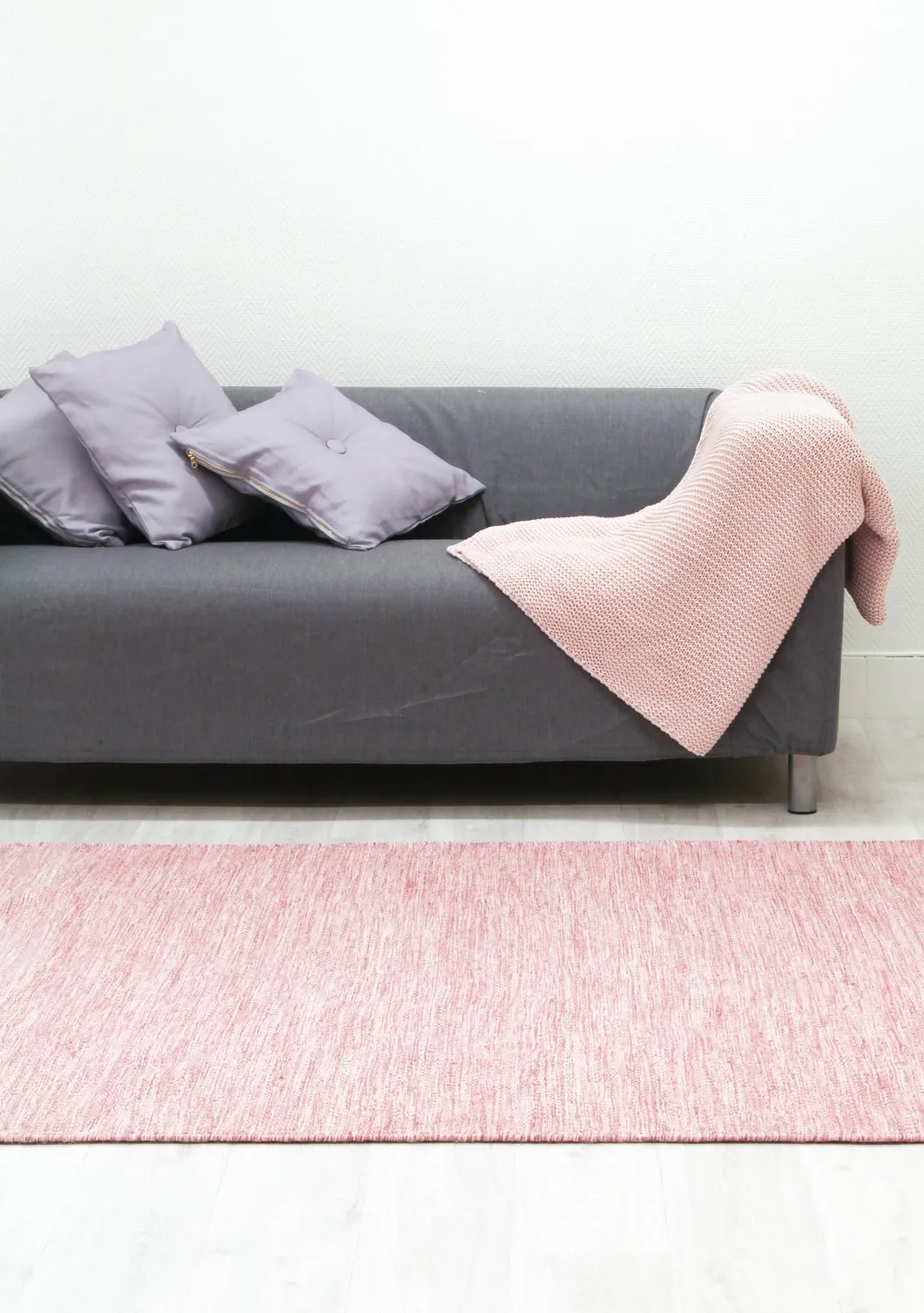 Wollen-vloerkleed - Wellington (roze)