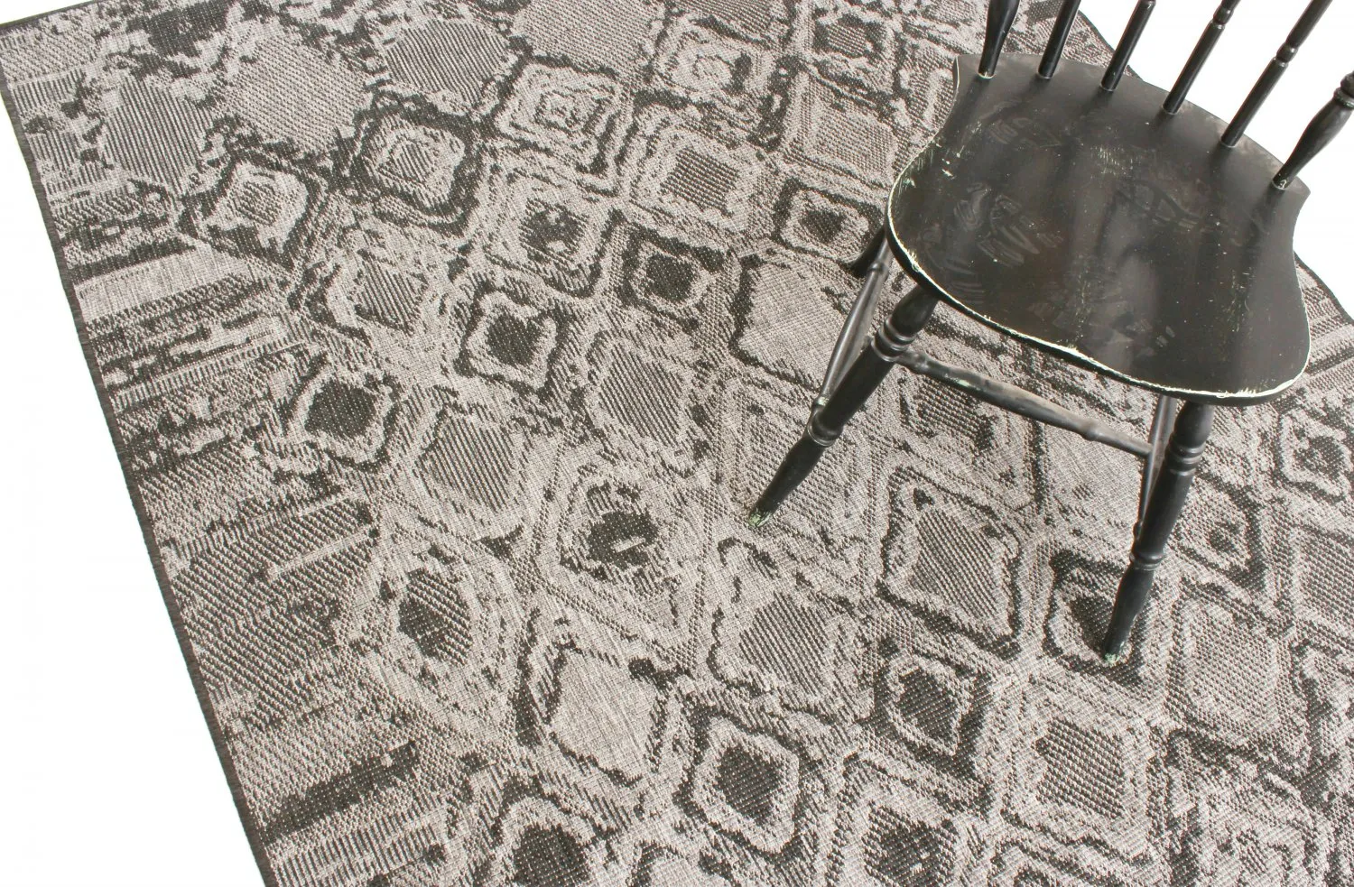 Vloerkleden voor binnen en buiten - Brussels Night (grijs)