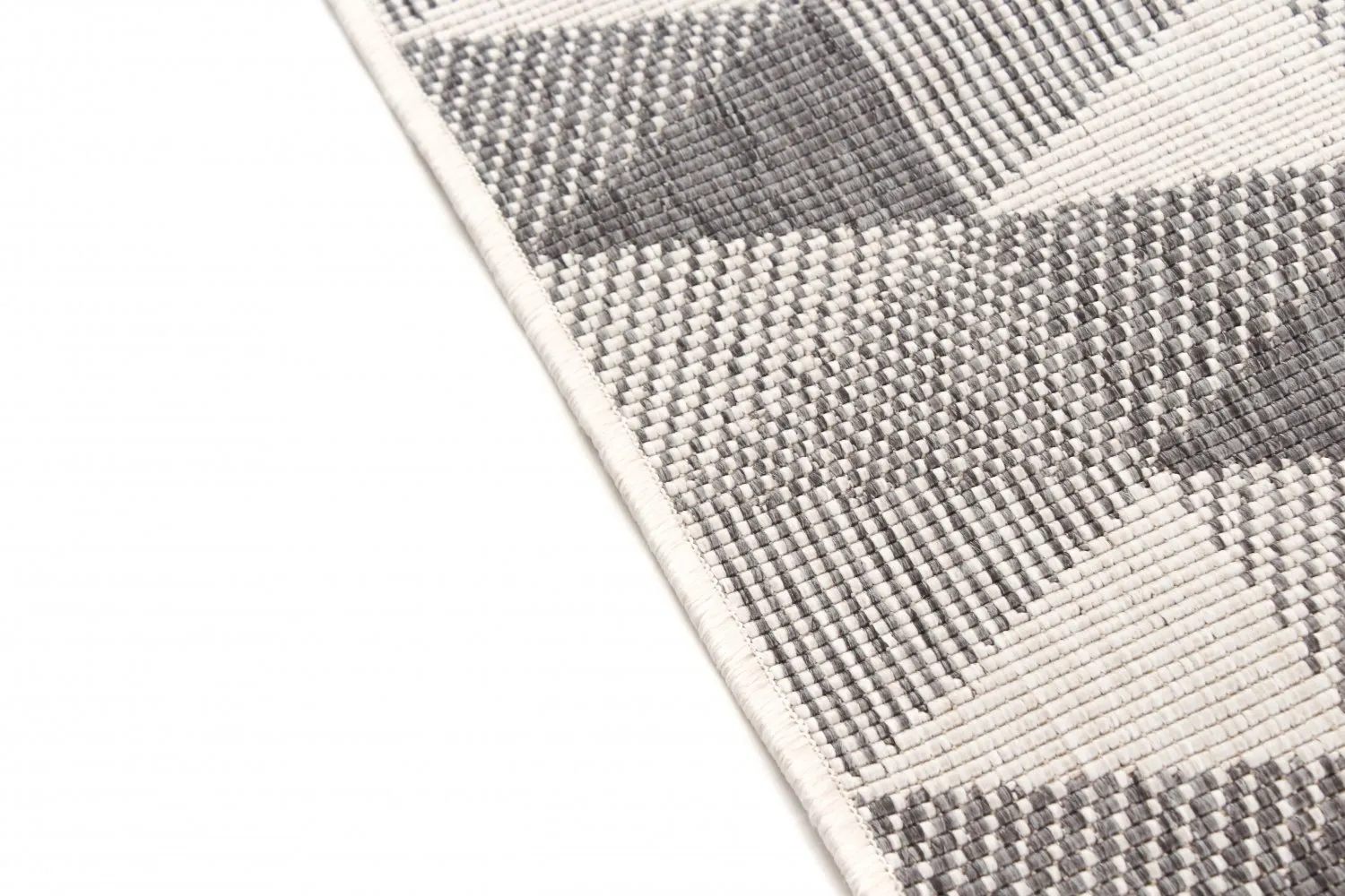 Vloerkleden voor binnen en buiten - Brussels Pattern (grijs)