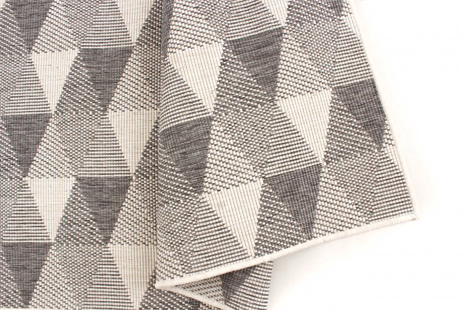 Vloerkleden voor binnen en buiten - Brussels Pattern (grijs)