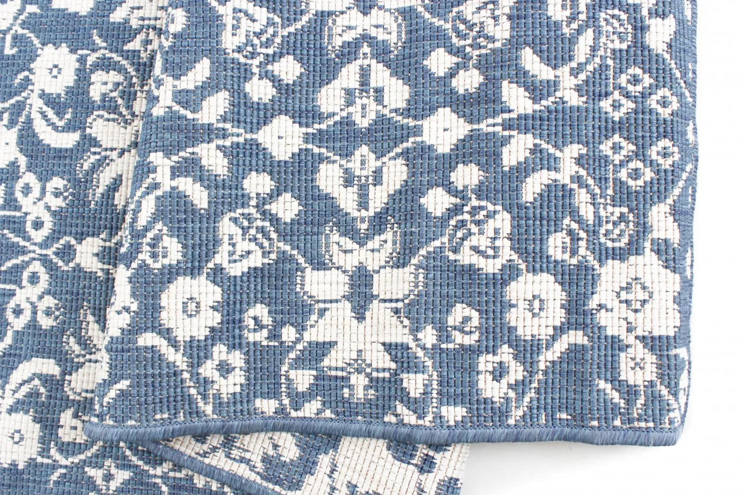 Vloerkleden voor binnen en buiten - Brussels Ocean (blauw)