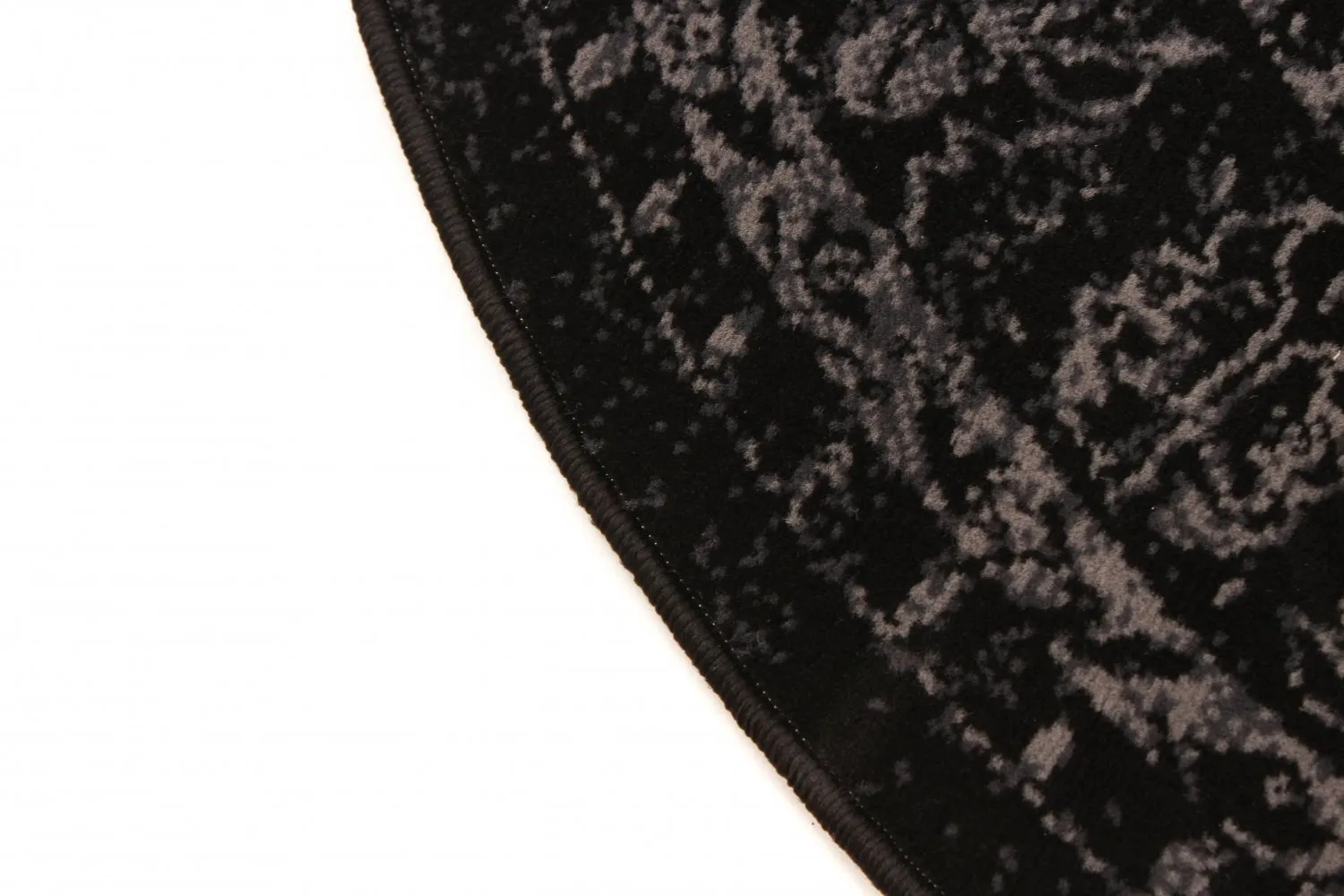 Rond vloerkleed - Peking Noble (zwart)