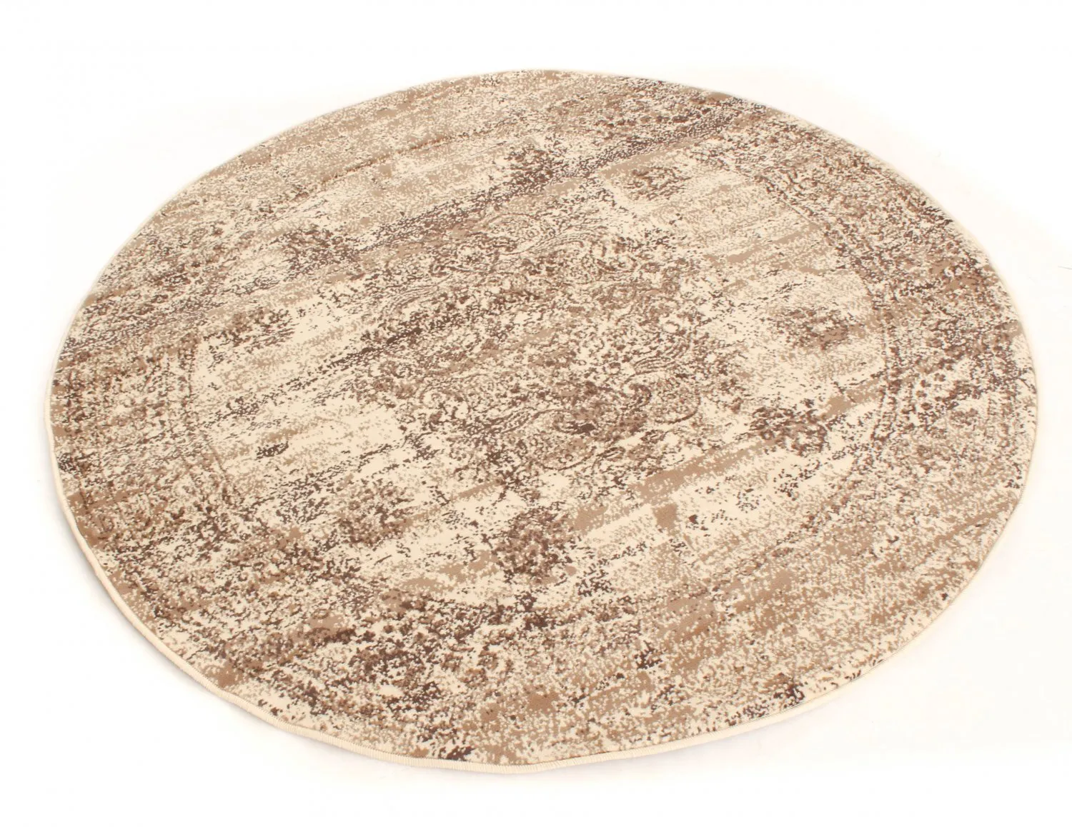 Rond vloerkleed - Peking Royal (wit)