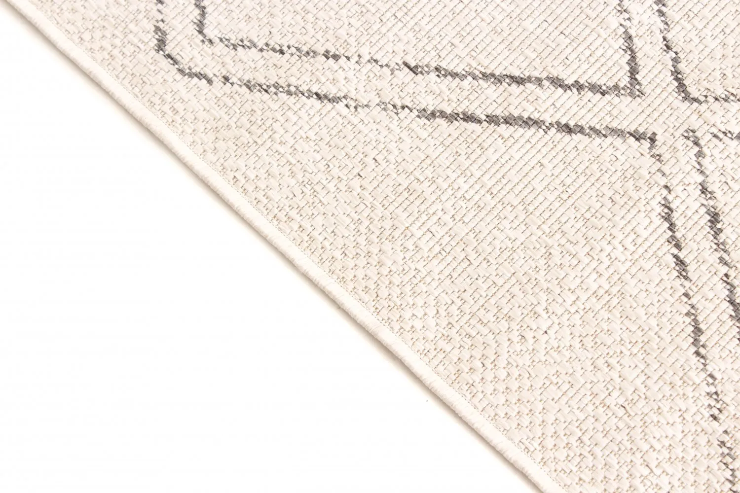 Vloerkleden voor binnen en buiten - Brussels Diamond (wit)