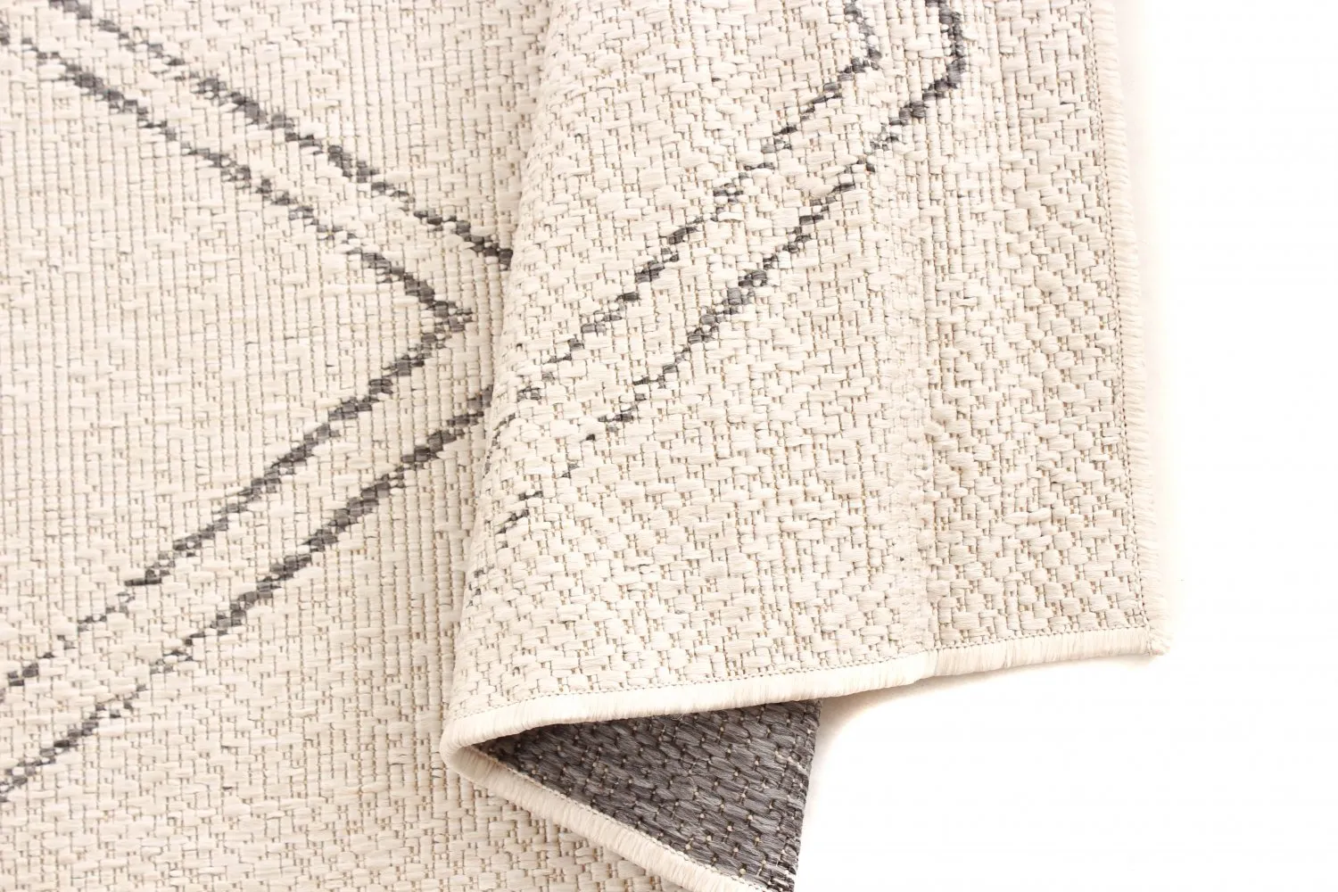 Vloerkleden voor binnen en buiten - Brussels Diamond (wit)