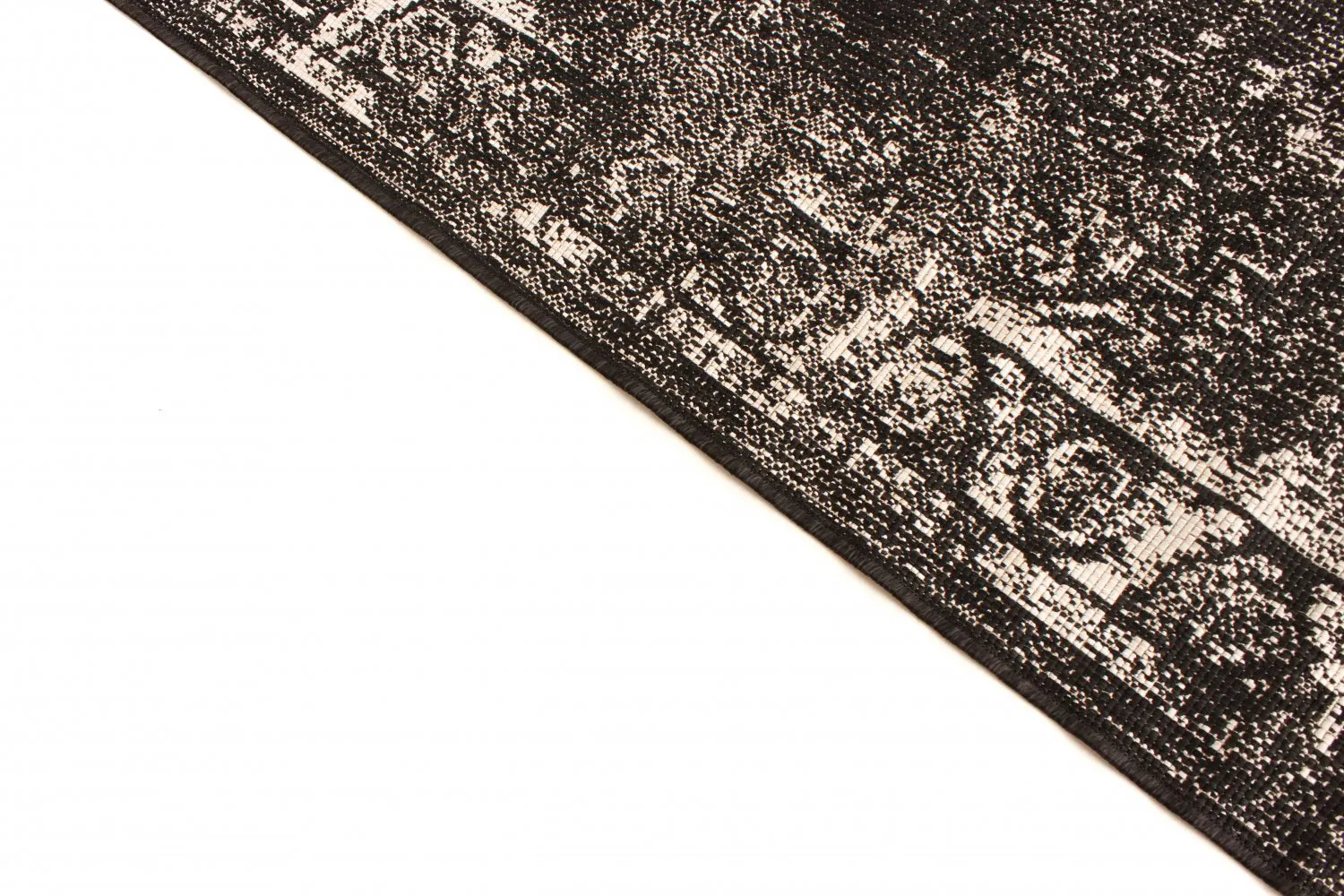 Vloerkleden voor binnen en buiten - Brussels Weave (zwart)