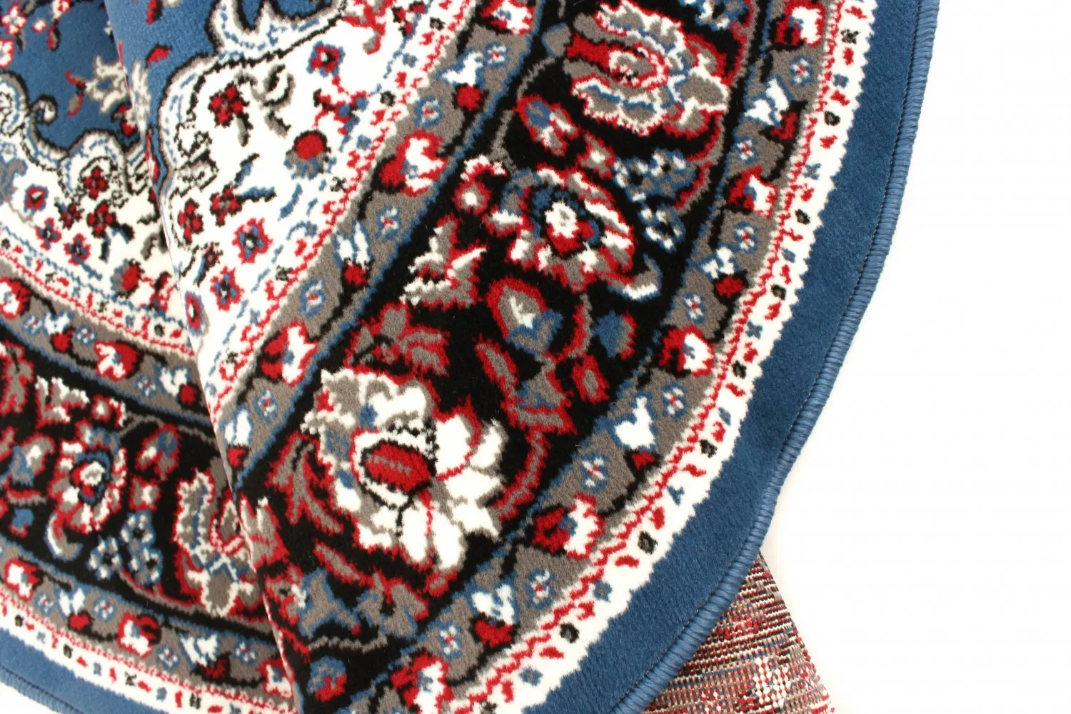 Rond vloerkleed - Peking (blauw)