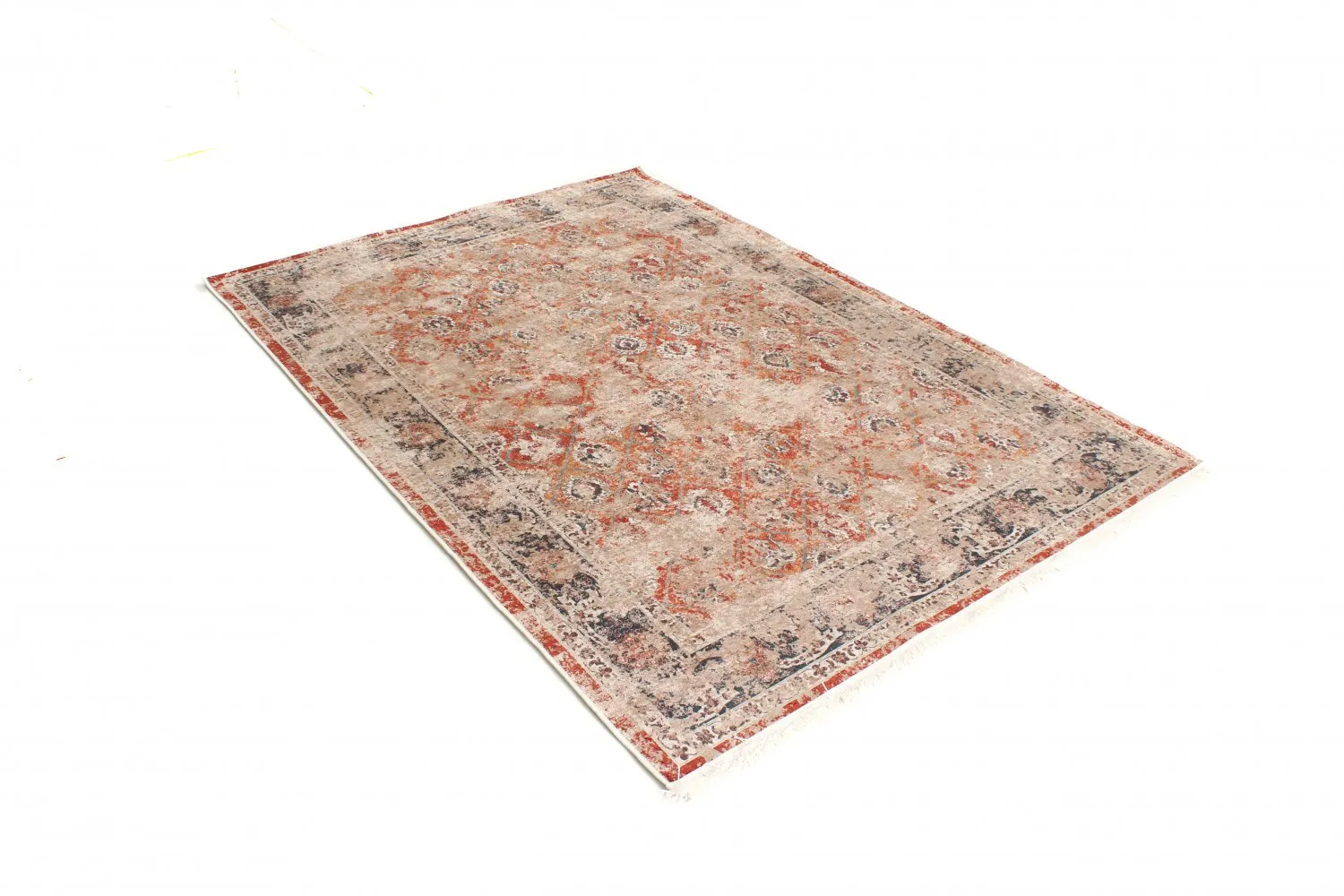 Rond vloerkleed - Douz (rood/multi)