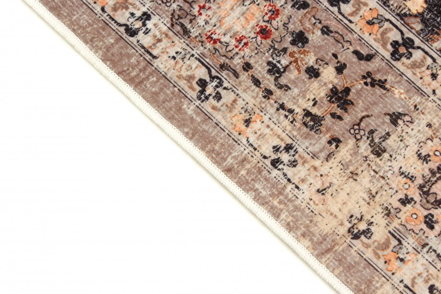 Rond vloerkleed - Bouhjar (beige/multi)