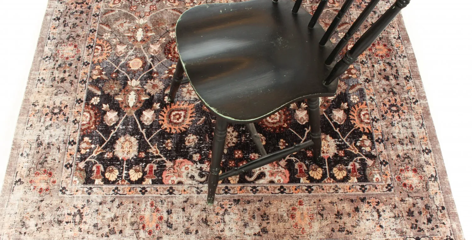 Rond vloerkleed - Bouhjar (beige/multi)