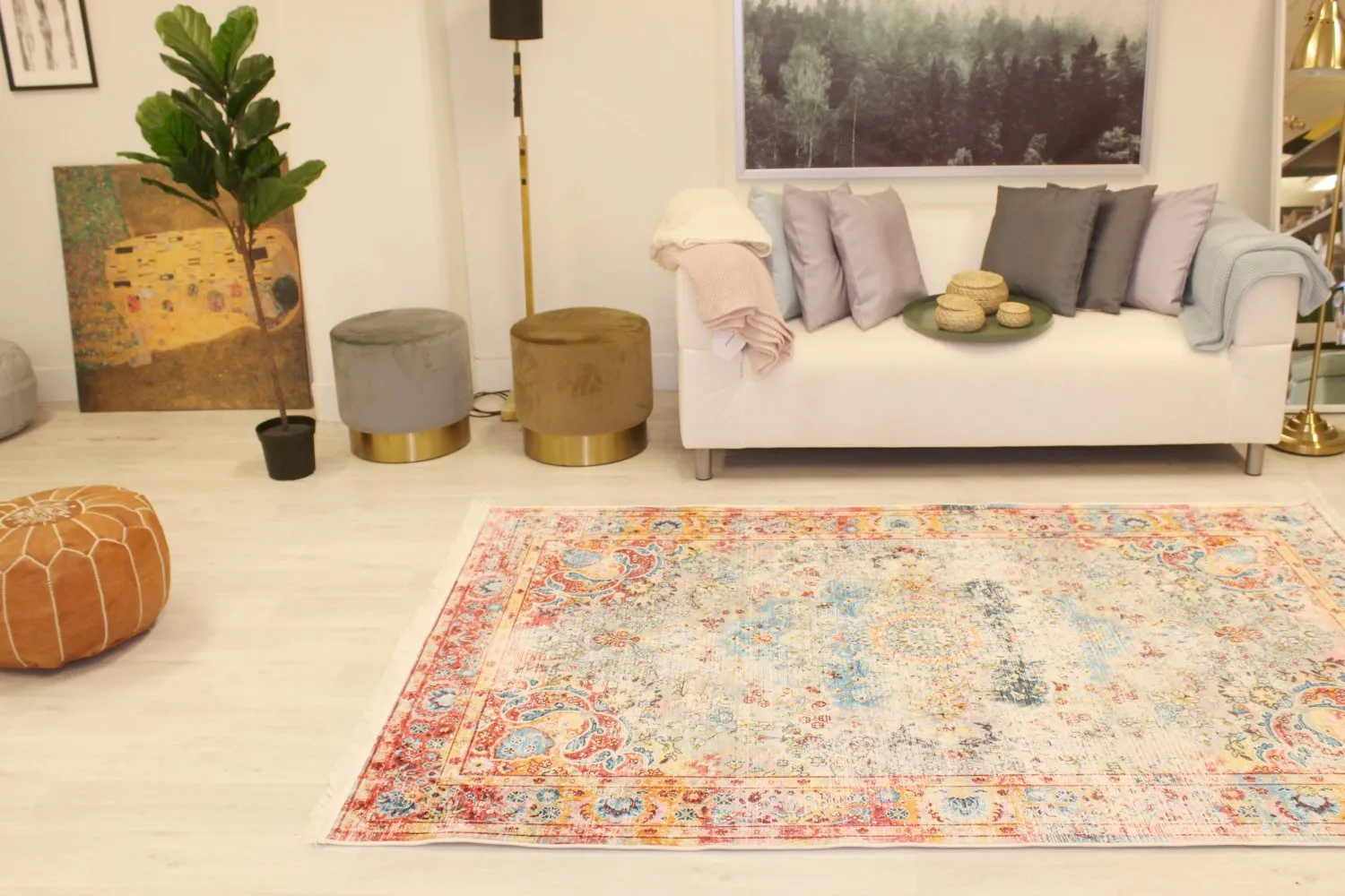 Rond vloerkleed - Jedaida (multi)