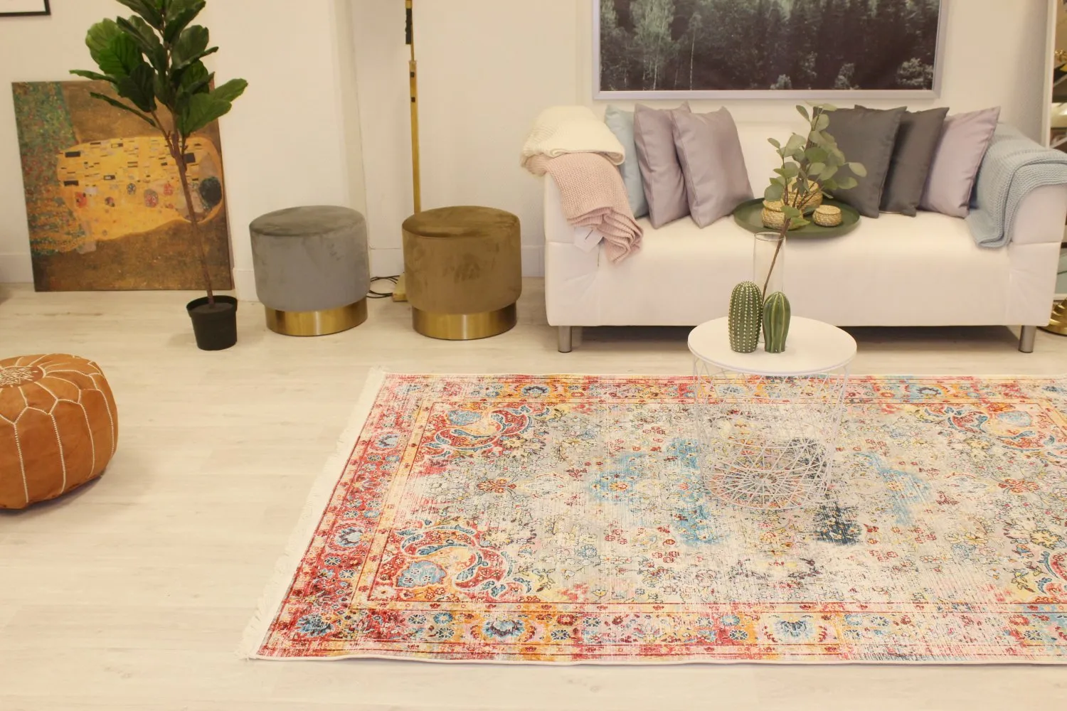 Rond vloerkleed - Jedaida (multi)