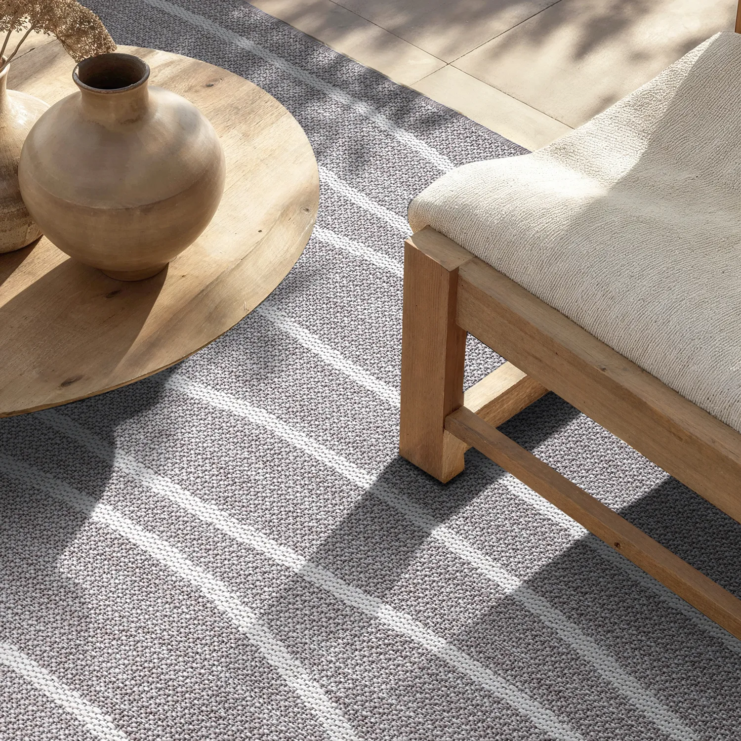 Vloerkleden voor binnen en buiten - Djerba (taupe)