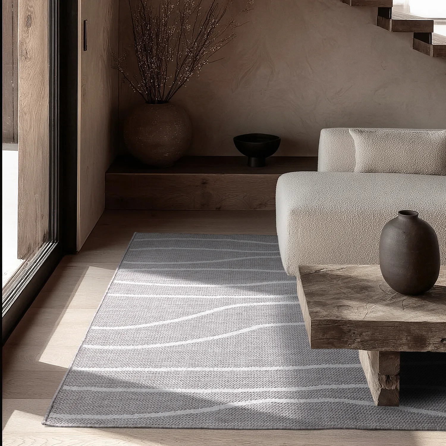 Vloerkleden voor binnen en buiten - Djerba (taupe)