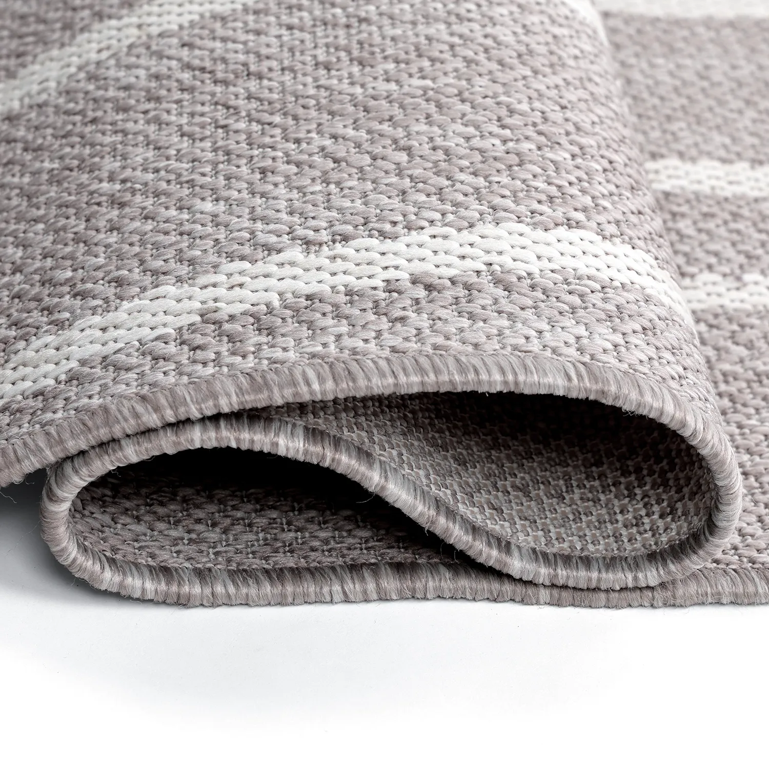 Vloerkleden voor binnen en buiten - Djerba (taupe)