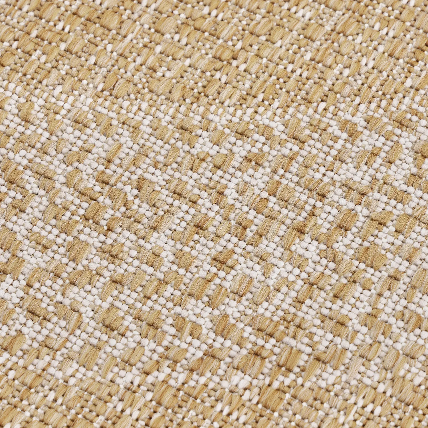 Rond vloerkleed - Indoor/Outdoor Angus (natuur)