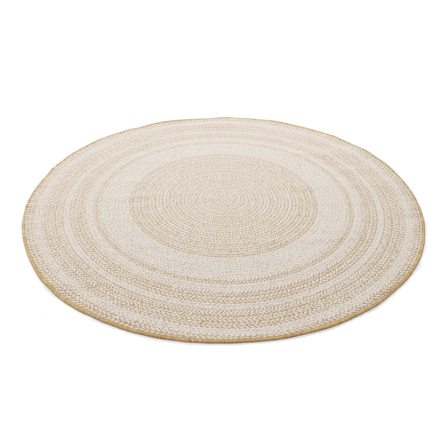 Rond vloerkleed - Indoor/Outdoor Angus (natuur)