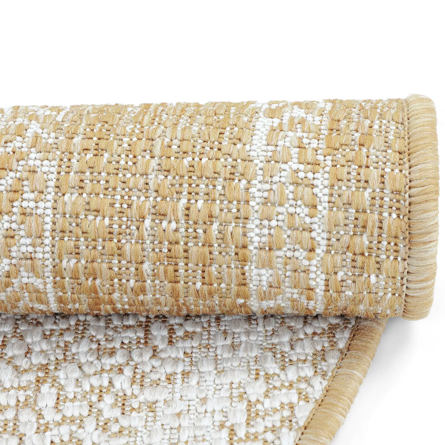 Rond vloerkleed - Indoor/Outdoor Angus (natuur)