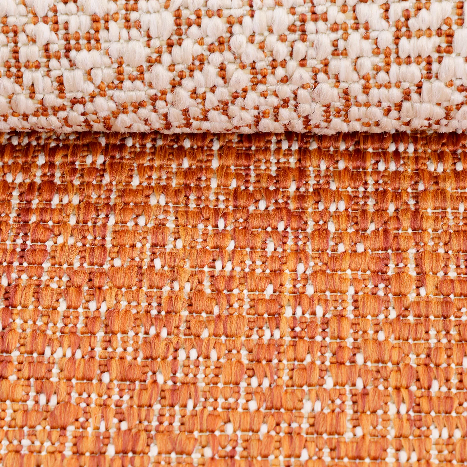 Rond vloerkleed - Indoor/Outdoor Angus (rood)