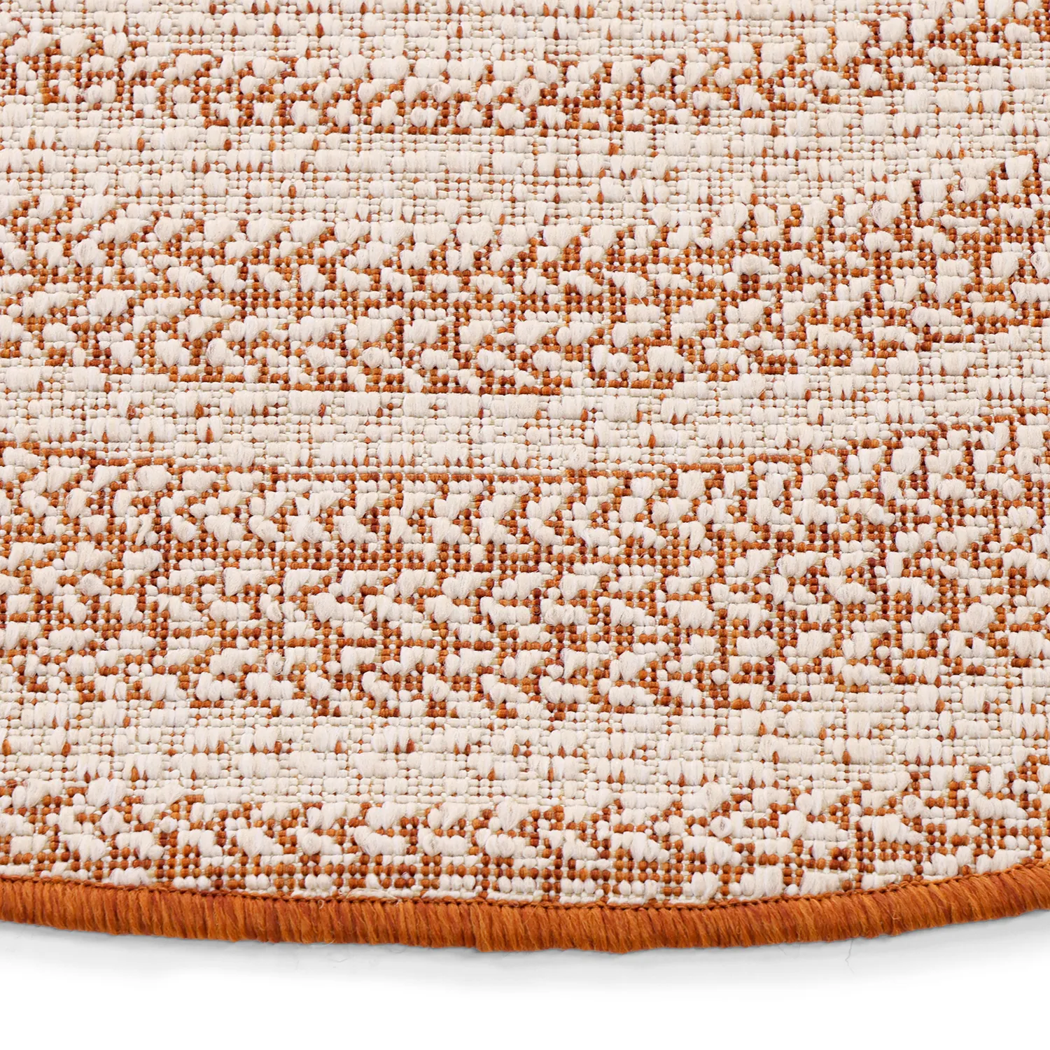 Rond vloerkleed - Indoor/Outdoor Angus (rood)