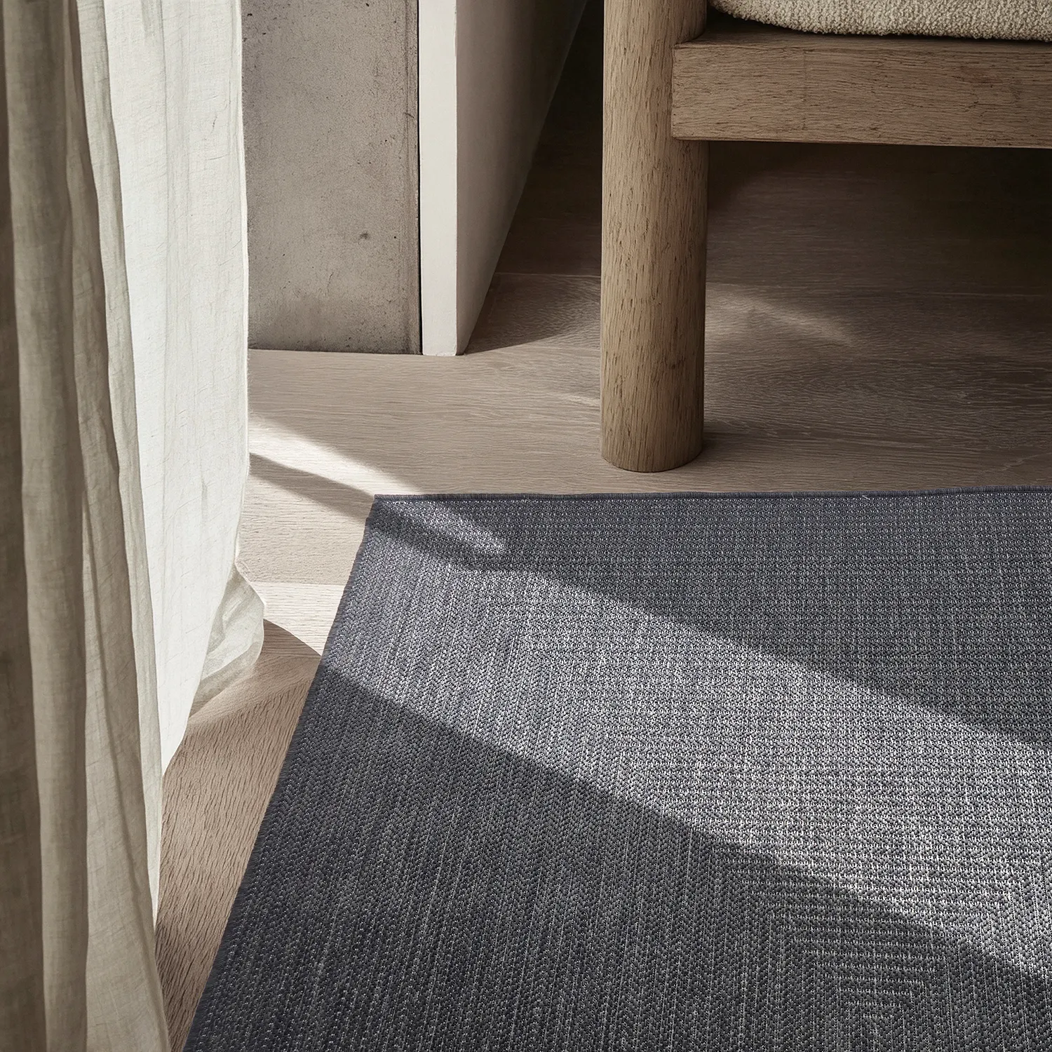 Vloerkleden voor binnen en buiten - utomhusmatta - Arlo (zwart)