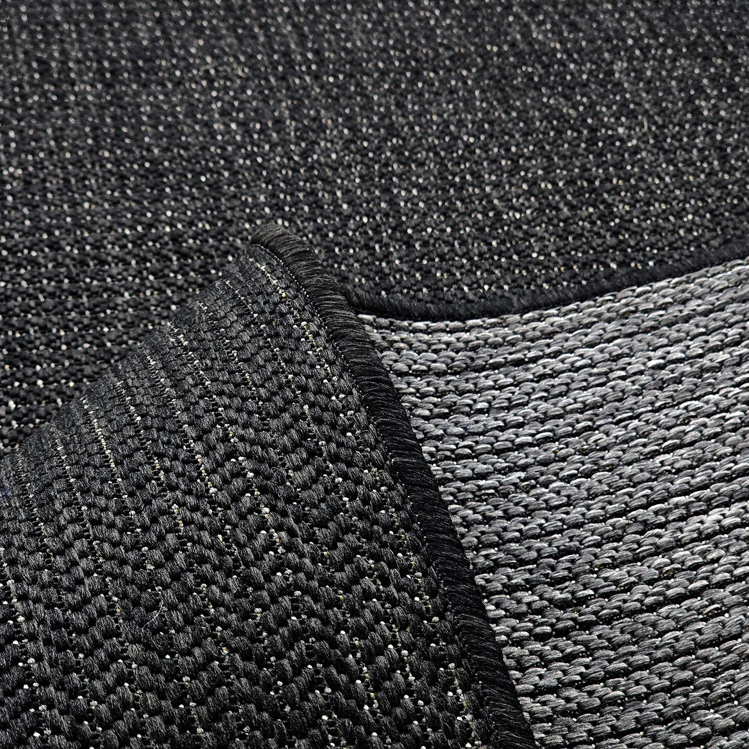 Vloerkleden voor binnen en buiten - utomhusmatta - Arlo (zwart)