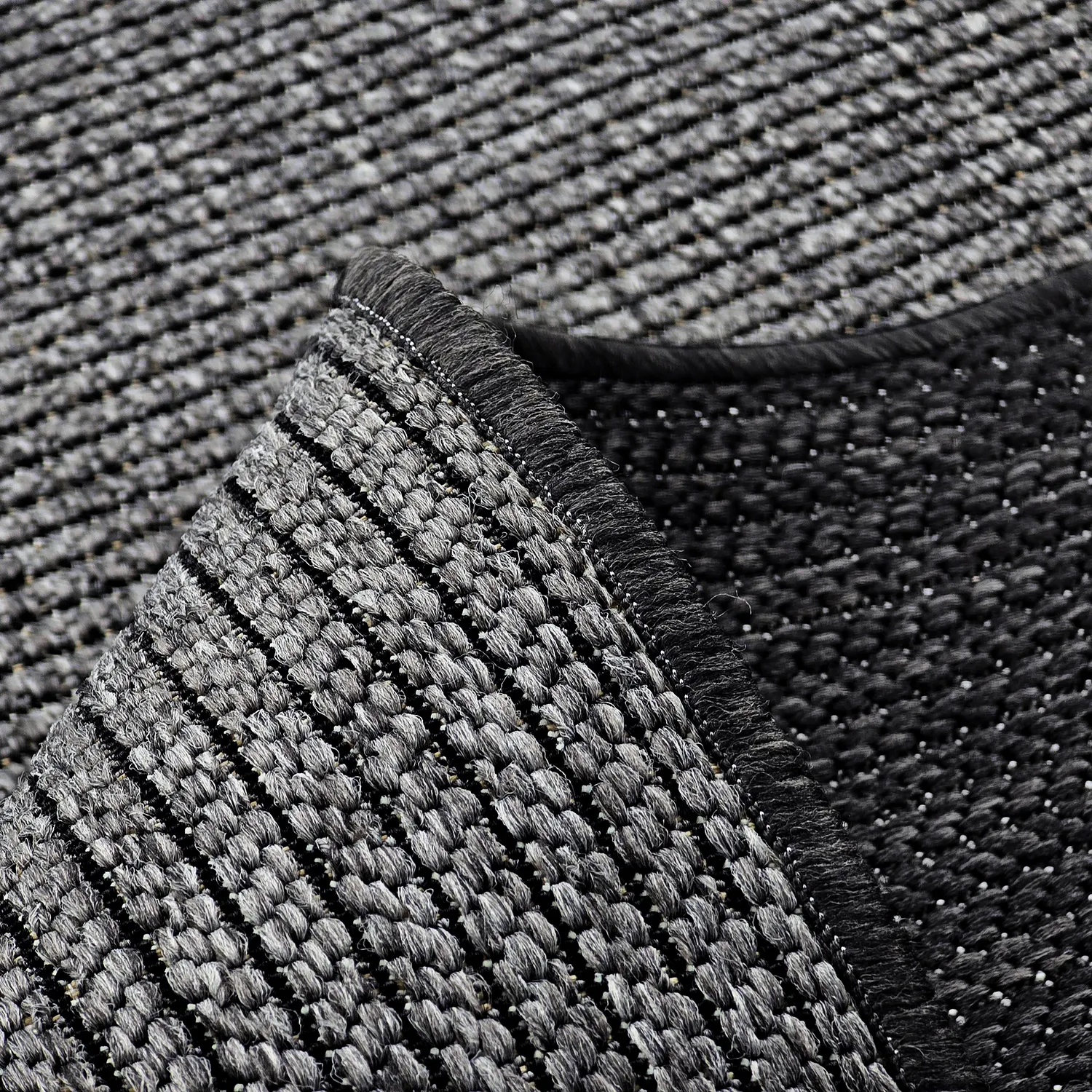 Vloerkleden voor binnen en buiten - utomhusmatta - Arlo (zwart)