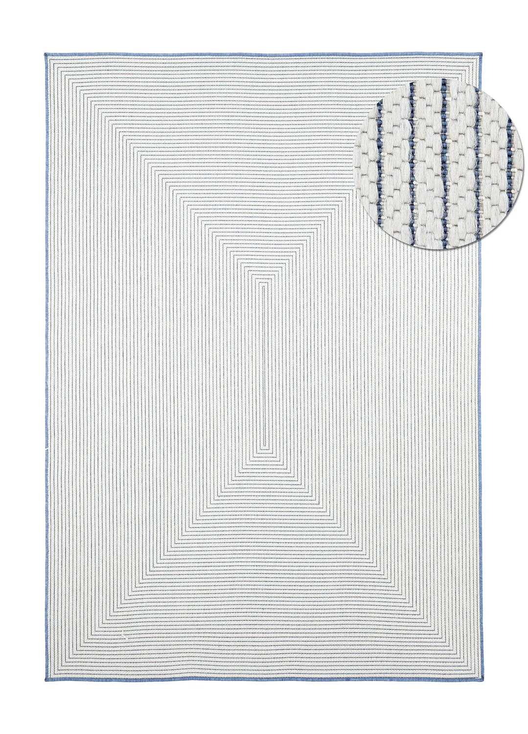 Vloerkleden voor binnen en buiten - utomhusmatta - Arlo (blauw)
