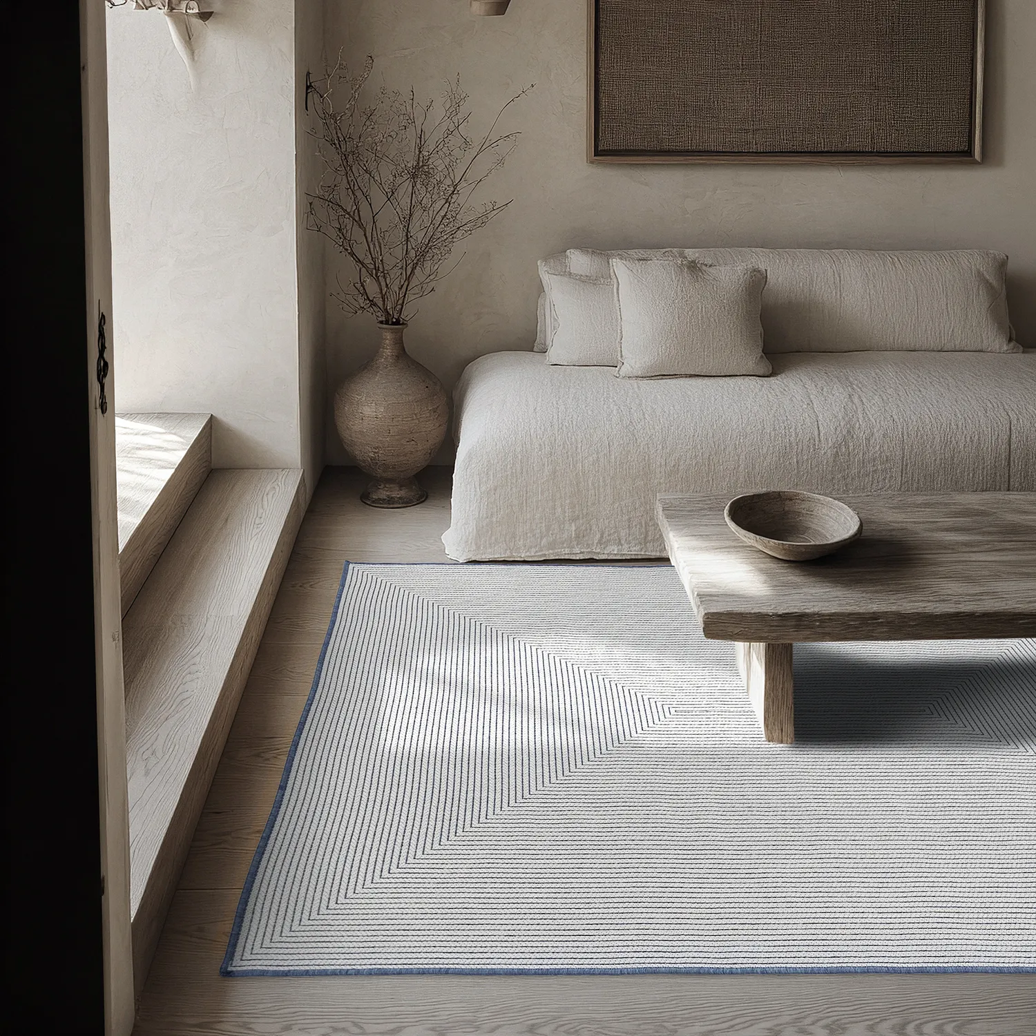 Vloerkleden voor binnen en buiten - utomhusmatta - Arlo (blauw)