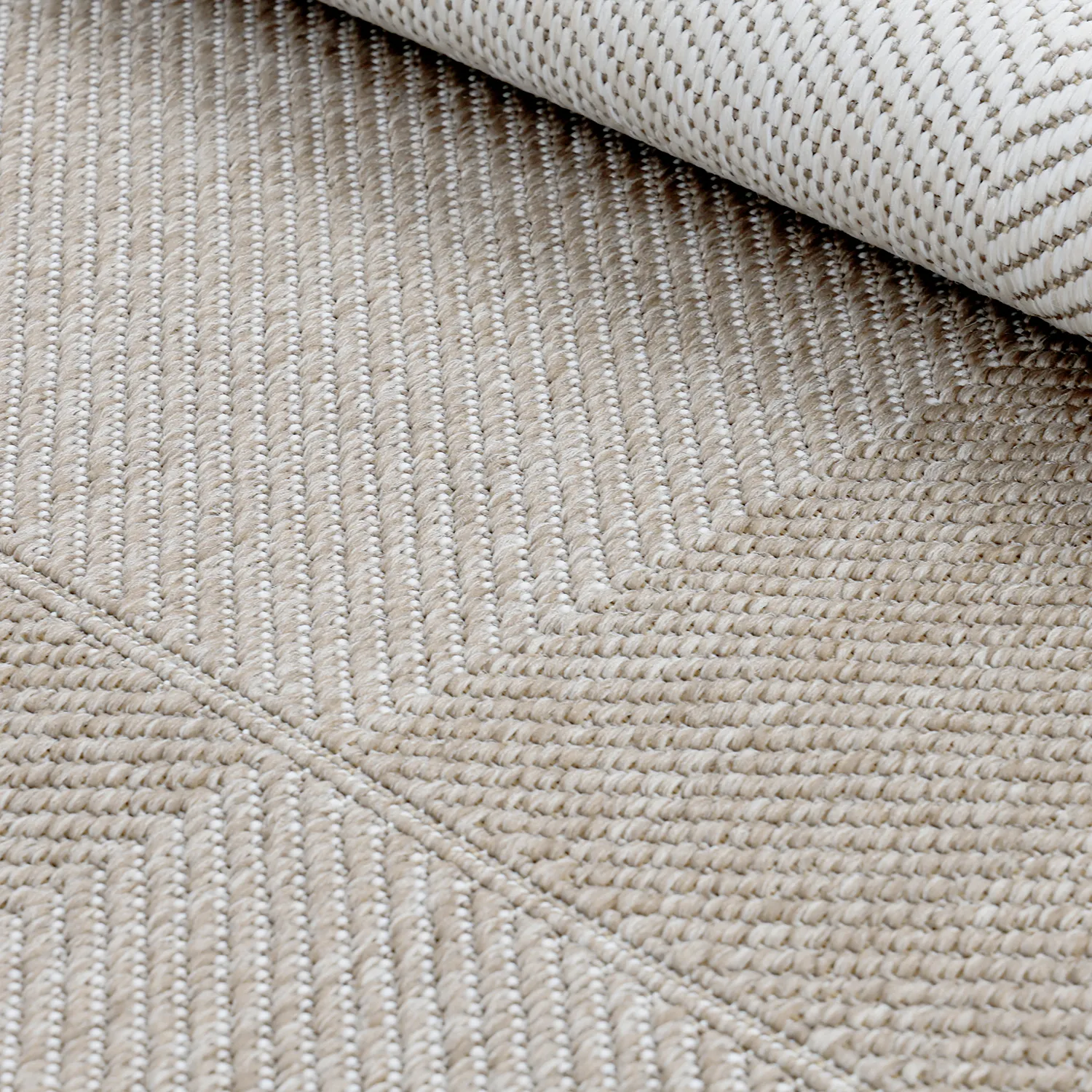Vloerkleden voor binnen en buiten - utomhusmatta - Ava (beige)