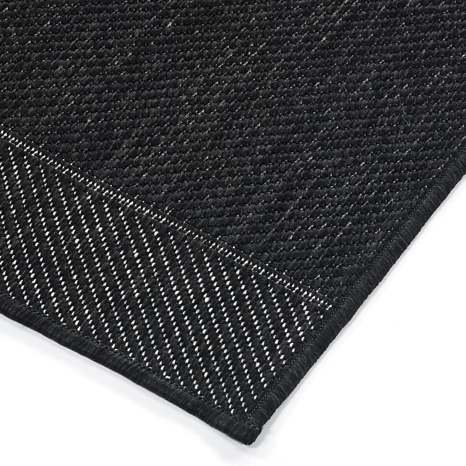 Vloerkleden voor binnen en buiten - utomhusmatta - Ava (zwart)