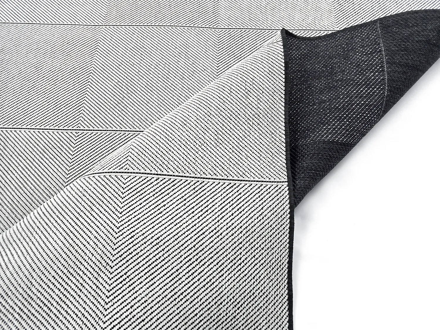 Vloerkleden voor binnen en buiten - utomhusmatta - Ava (zwart)