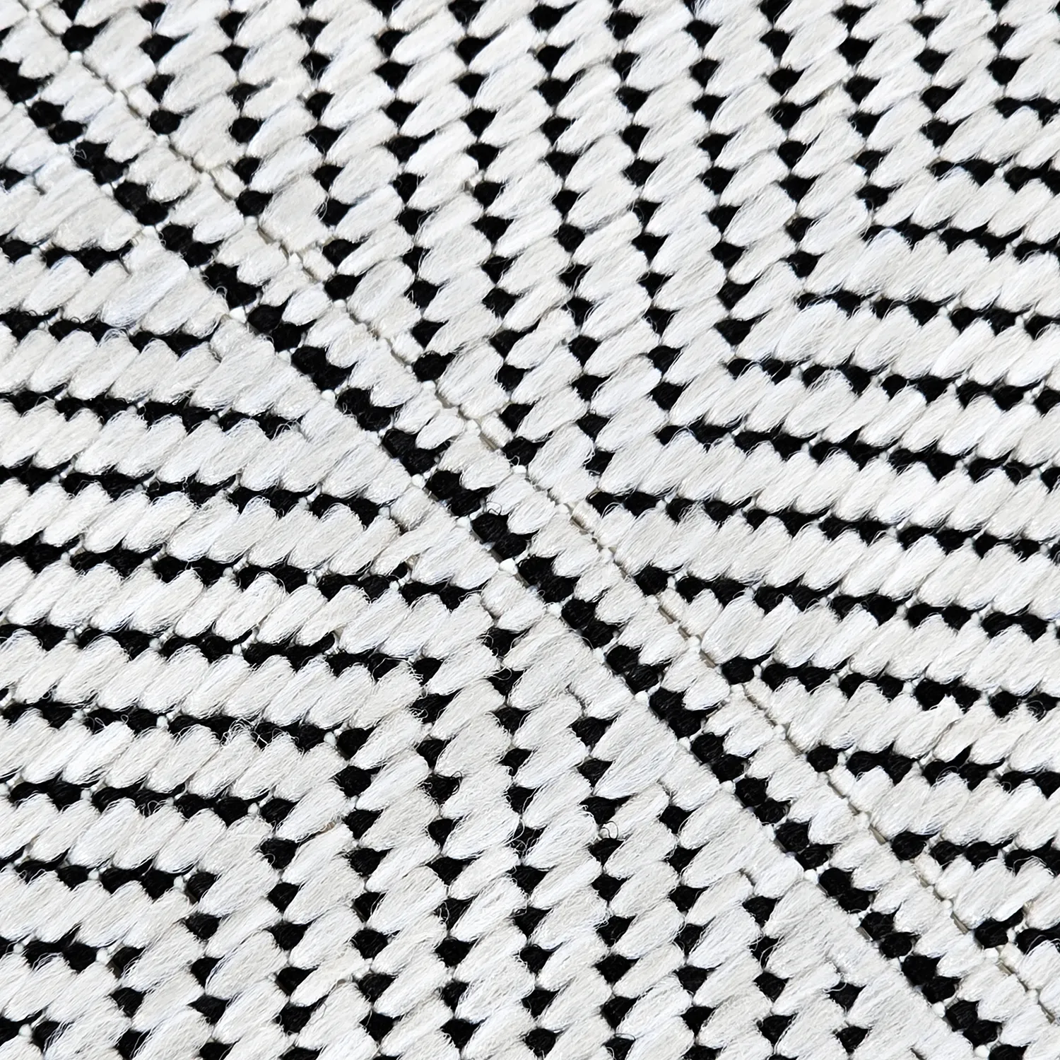 Vloerkleden voor binnen en buiten - utomhusmatta - Ava (zwart)