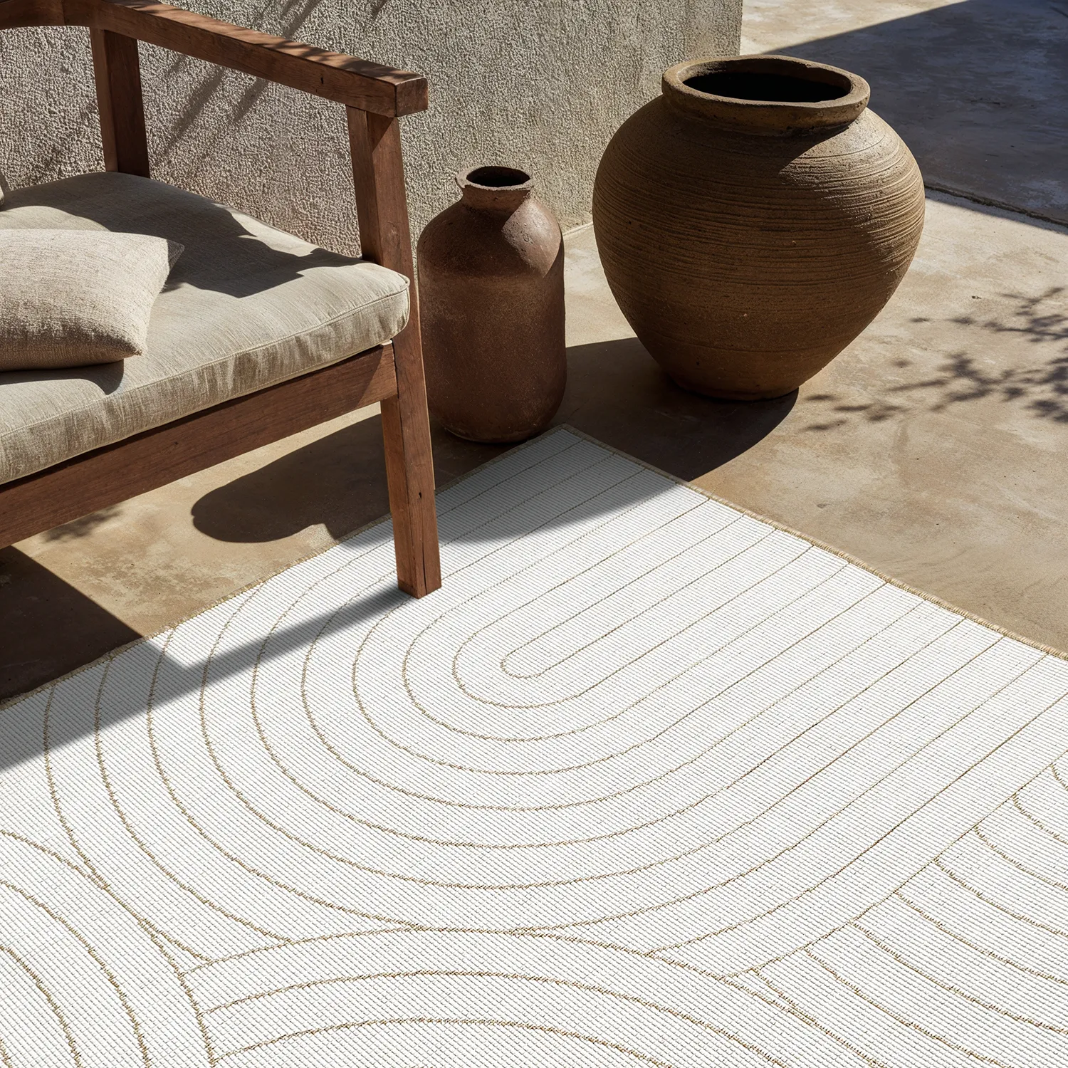 Vloerkleden voor binnen en buiten - utomhusmatta - Hayden (natuur)