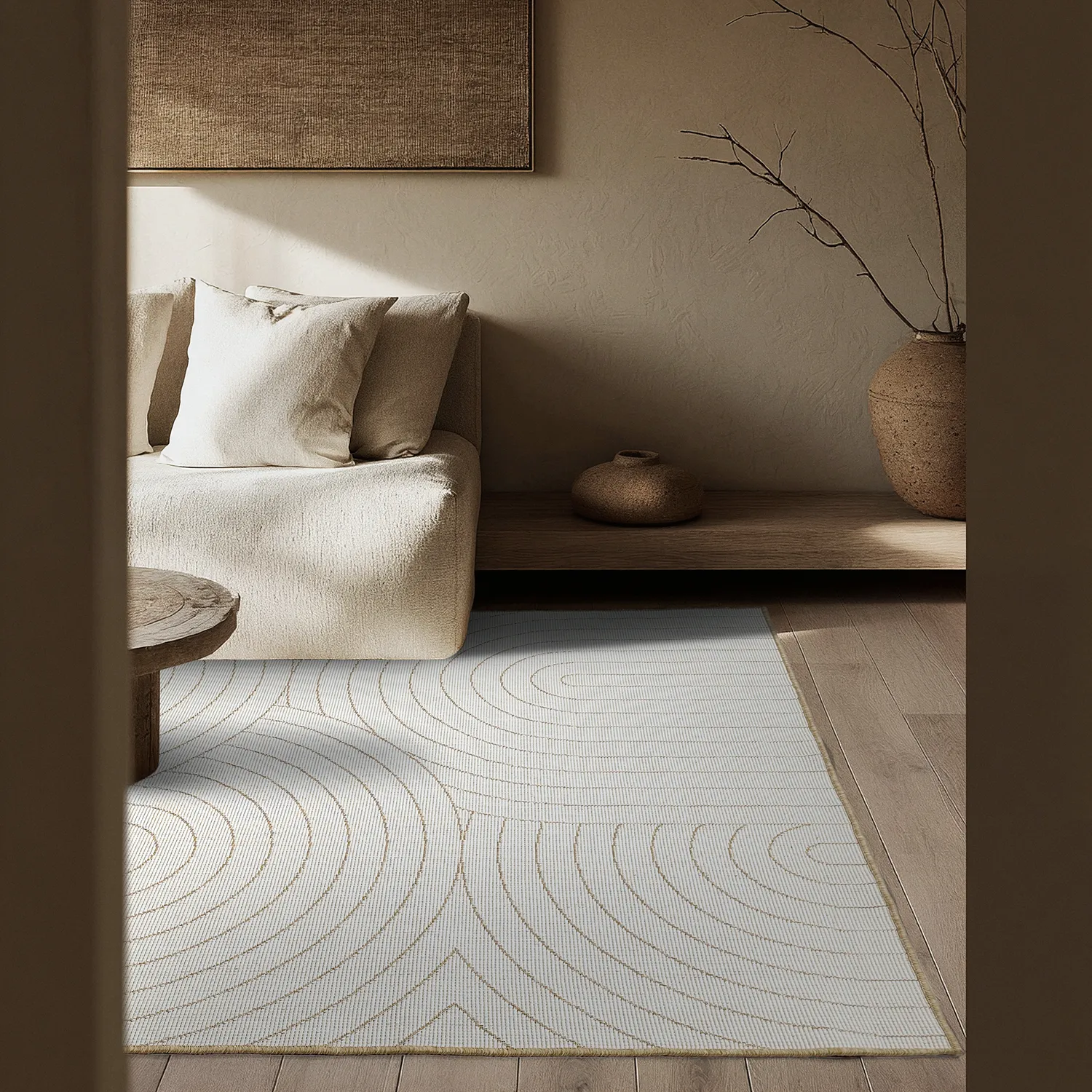 Vloerkleden voor binnen en buiten - utomhusmatta - Hayden (natuur)