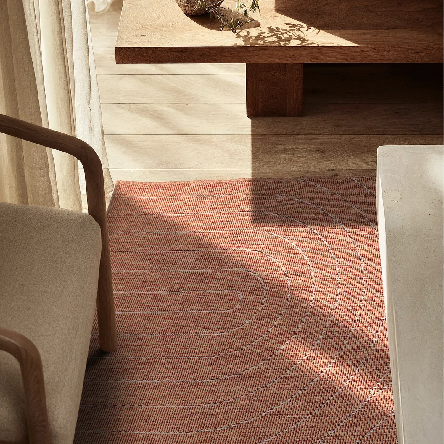 Vloerkleden voor binnen en buiten - utomhusmatta - Hayden (rood)