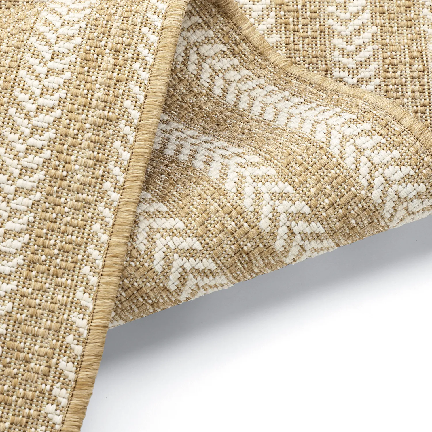 Ovaal tapijt - Indoor/outdoor Leander (natuur)